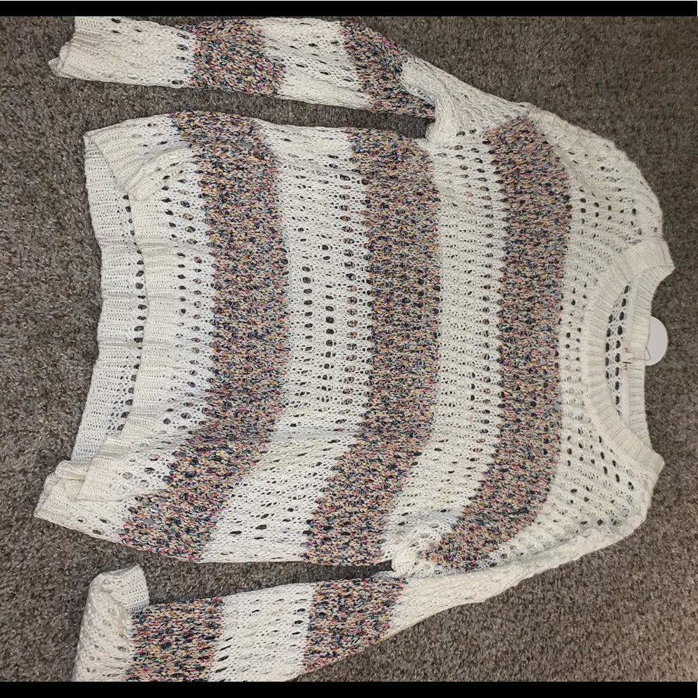 multi colored sweater
